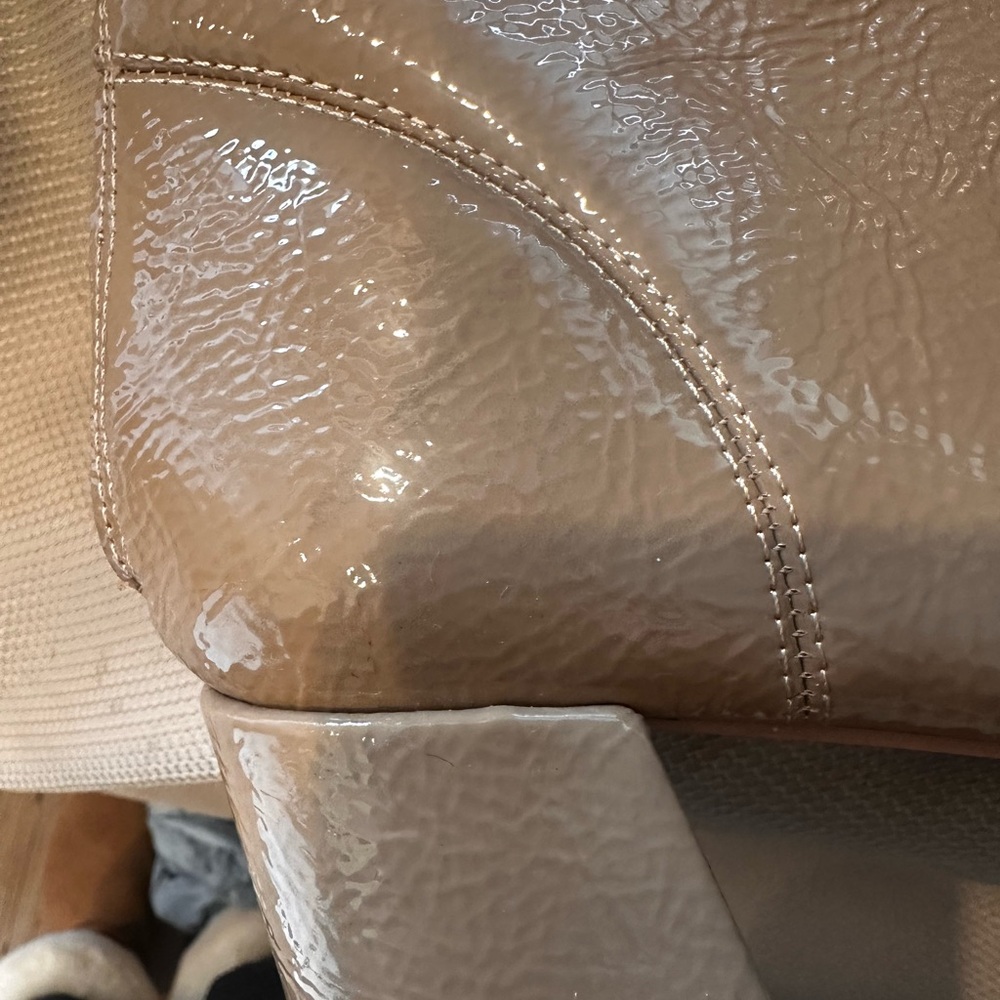 Journee Collection Tan Platform Boots - Picture 5 of 5